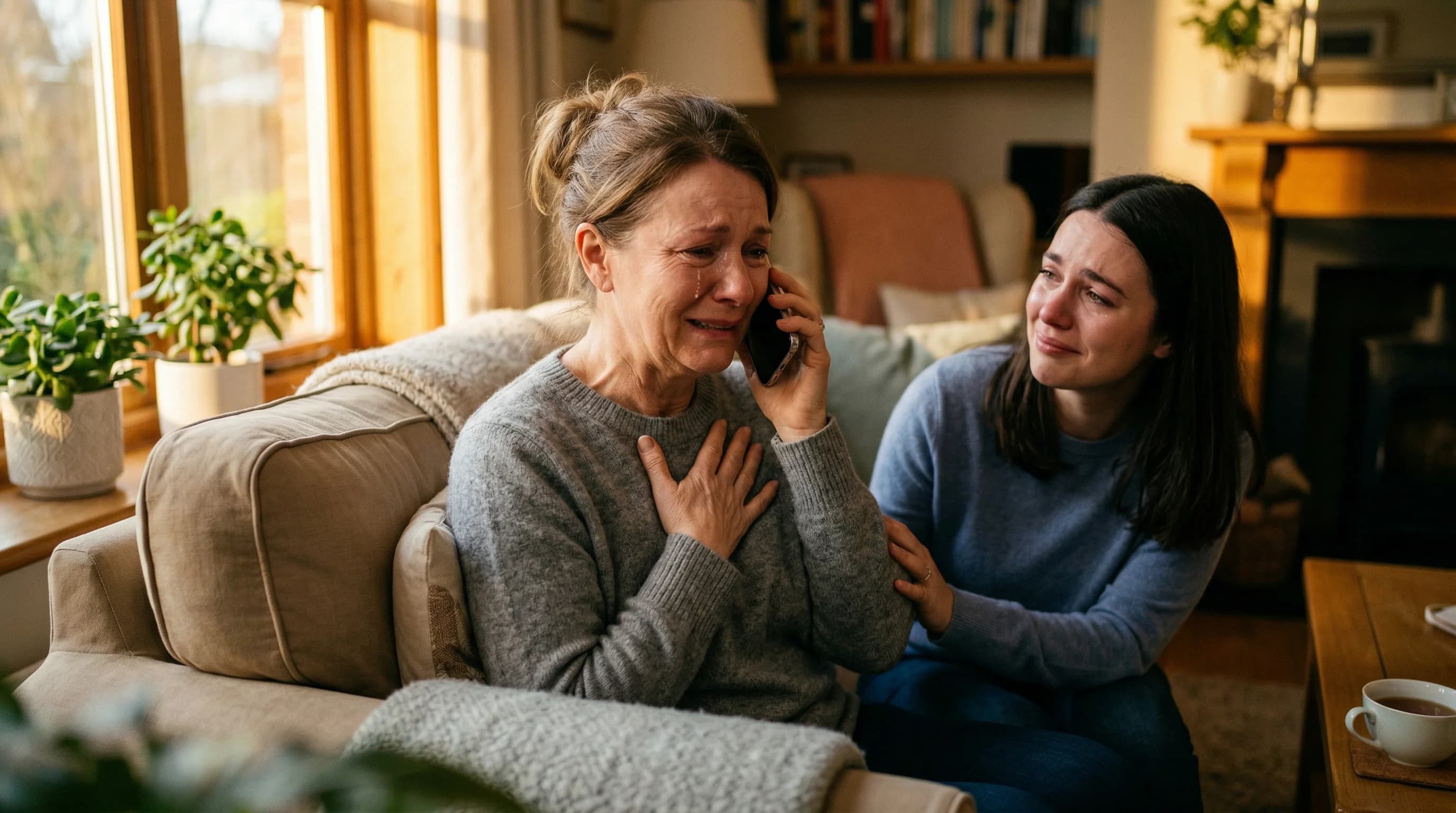 Mother moved to tears by a personalized song gift